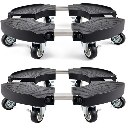 Pflanzenroller rund verstellbar 38-51cm 200kg 8 Rollen 2er-Set