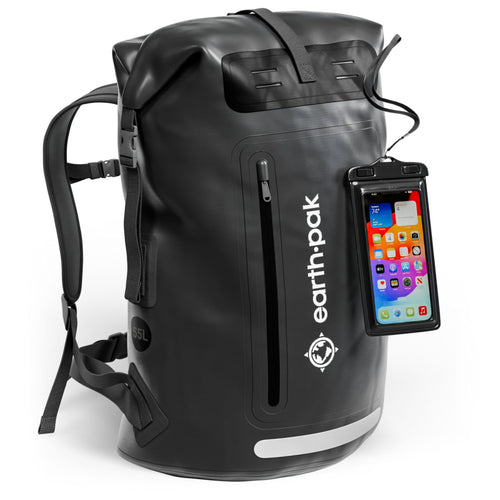 Wasserdichter Rolltop Rucksack 500D PVC 55L für Outdoor