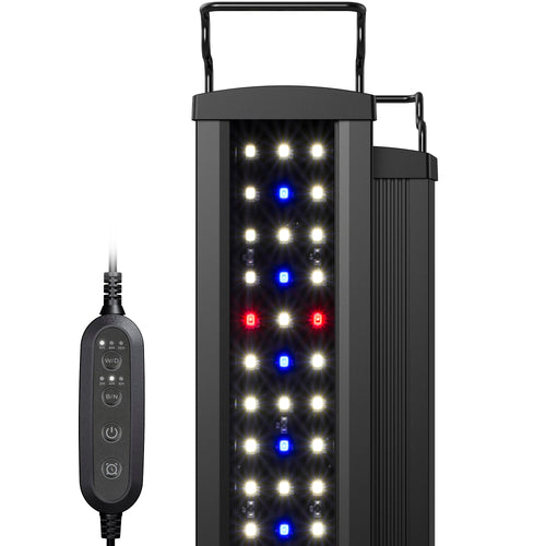 Aquarium LED Beleuchtung Vollspektrum 25W mit Timer 90-110cm