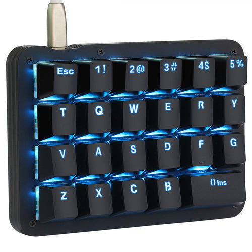 Mini Einhand-Tastatur mechanisch 23 programmierbare Tasten RGB