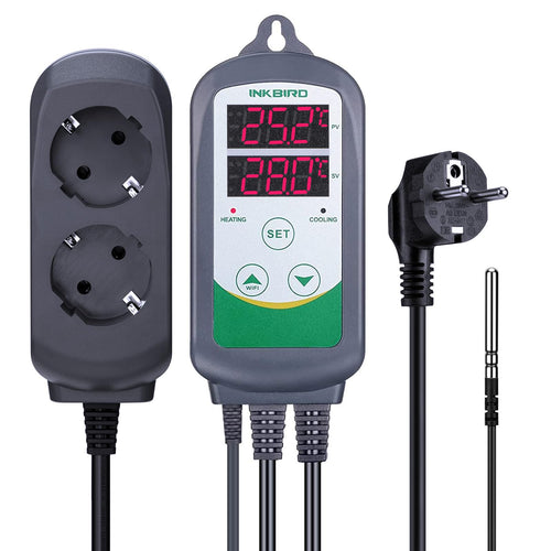 Temperaturregler Steckdose 220V mit NTC-Sonde für Terrarium Gewächshaus