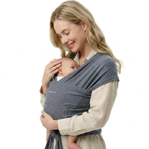 Ring Sling Tragetuch Baumwolle-Elasthan für Neugeborene 3,6–15 kg
