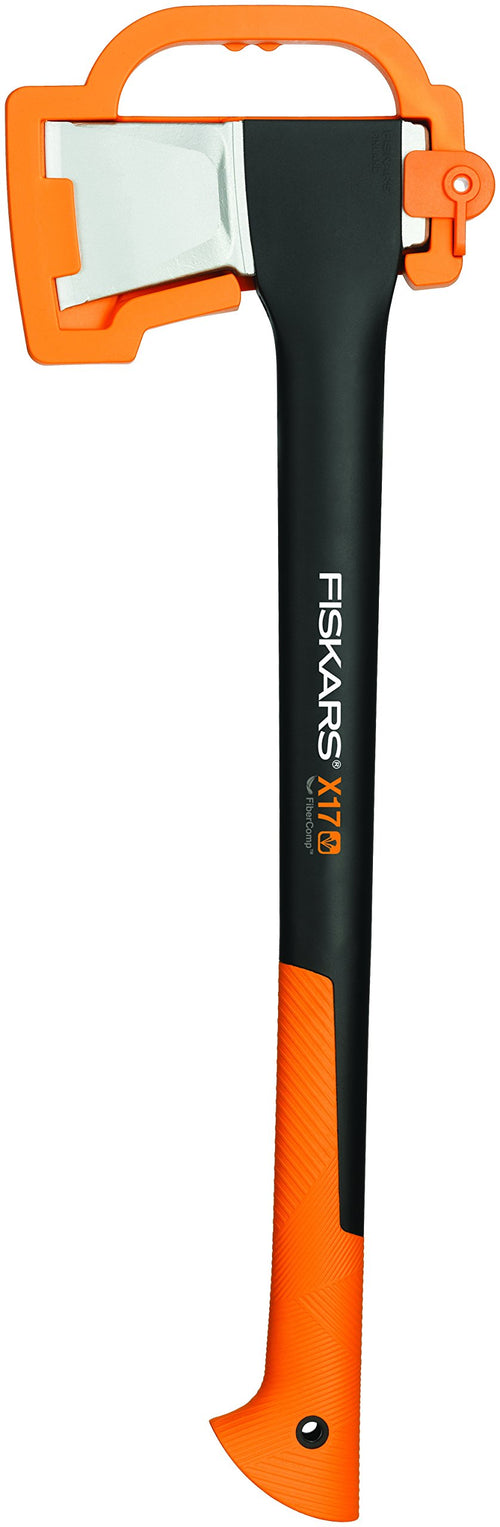 Spaltaxt 60 cm Stahl/Glasfaser mit Klingenschutz für Brennholz
