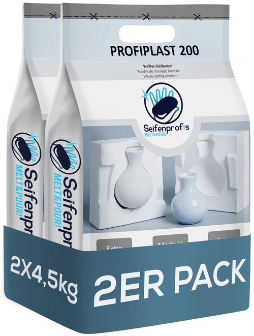 Giesspulver extra weiss 9 kg für Silikonformen und Reliefs
