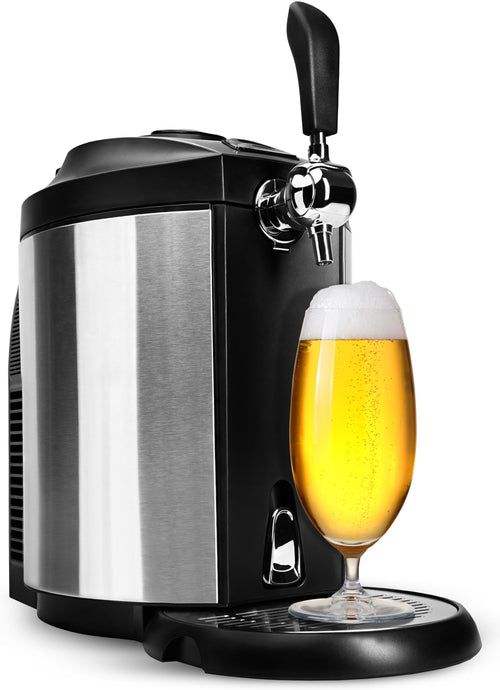 Bierzapfanlage 5 Liter mit Kühlung 2-12°C und LED-Display