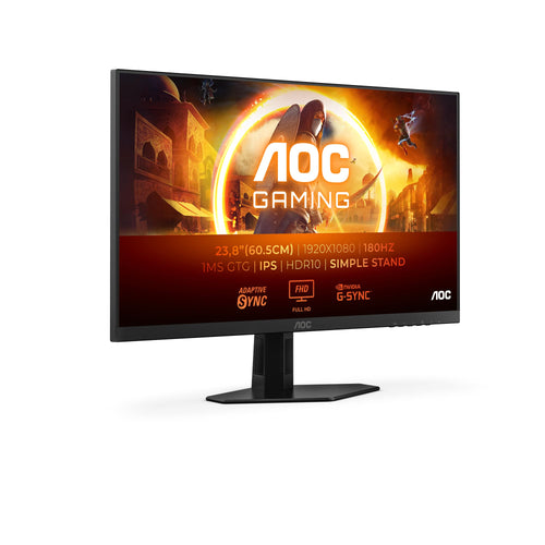 Gaming Monitor 24 Zoll FHD 180Hz Fast IPS 1ms HDR10 mit Lautsprechern