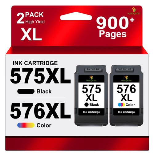 Druckerpatronen PG-575XL + CL-576XL kompatibel Canon PIXMA 2er-Pack