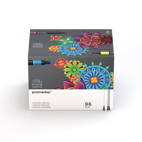 Layoutmarker Set 96 Farben Doppelspitze fein & breit Alkoholtinte