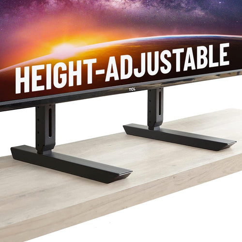 TV-Ständer universal höhenverstellbar für Fernseher 49–77 Zoll Stahl