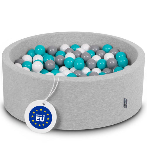 Bällebad Rund mit 7cm Bällen für Babys – BPA-frei