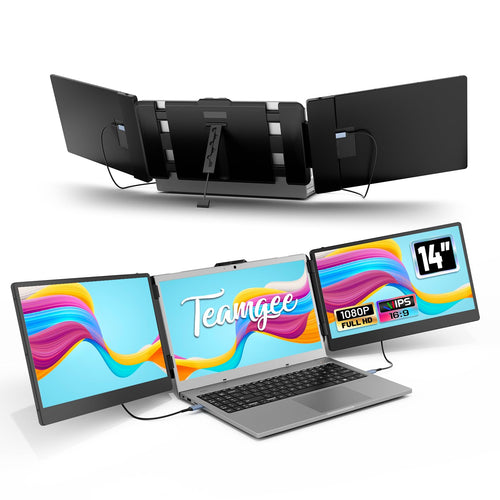 Portabler Monitor 14 Zoll 1080P IPS als Laptop Screen Extender