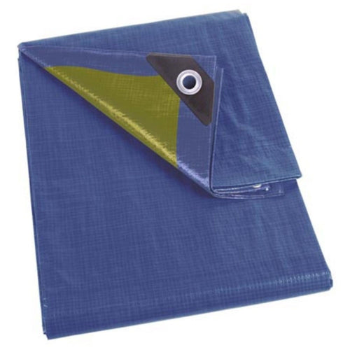 Abdeckplane 12x15 m Polyester 110 g/m² 54 Ösen wasserabweisend