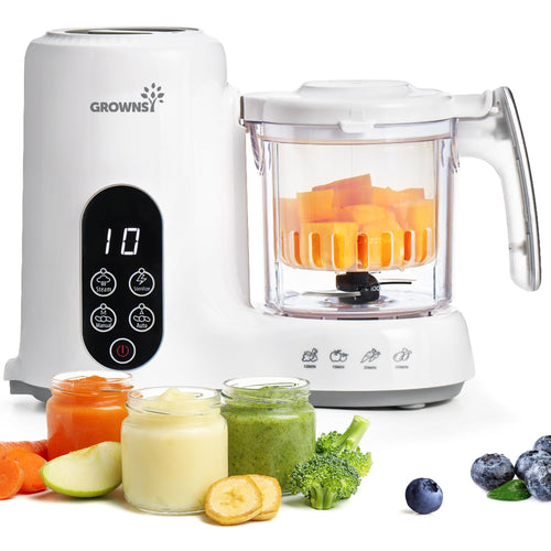 Babynahrungszubereiter 3-in-1 Dampfgaren Pürieren Aufwärmen 600ml