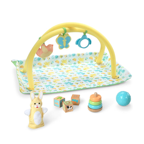 Puppen-Spielset 16-teilig mit Aktivitäts-Gym und Spielmatte ab 3