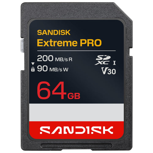 SD-Karte UHS-I 64 GB 4K UHD V30 U3 bis 200 MB/s Lesen