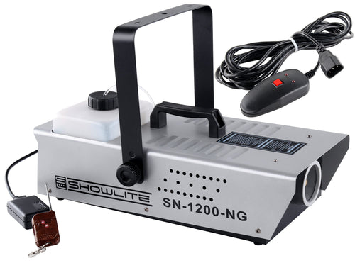 Nebelmaschine 1200 Watt 350m³/min mit Funk- und Kabelfernbedienung
