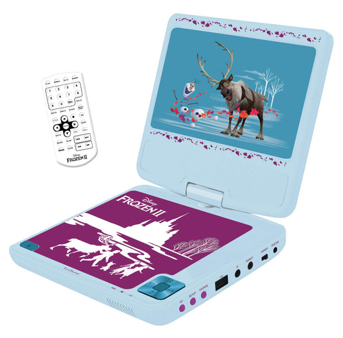 Tragbarer DVD-Player Kinder 7 Zoll Frozen-Design mit Fernbedienung