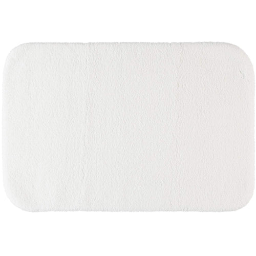 Badteppich Velours 20mm Flor rutschfest fussbodenheizungsgeeignet Weiss