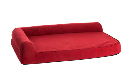 Hundekissen Ortho Visco Memory-Foam 60x48x21 cm Rot