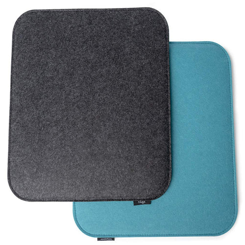 Sitzauflage Filz Wendekissen 40x33 cm 2er Set für Stuhl und Bank