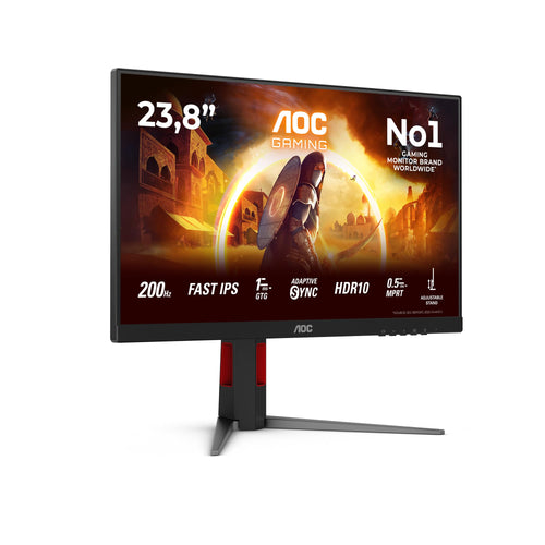Gaming Monitor 24 Zoll Full HD 200Hz Fast IPS 1ms fuer PC