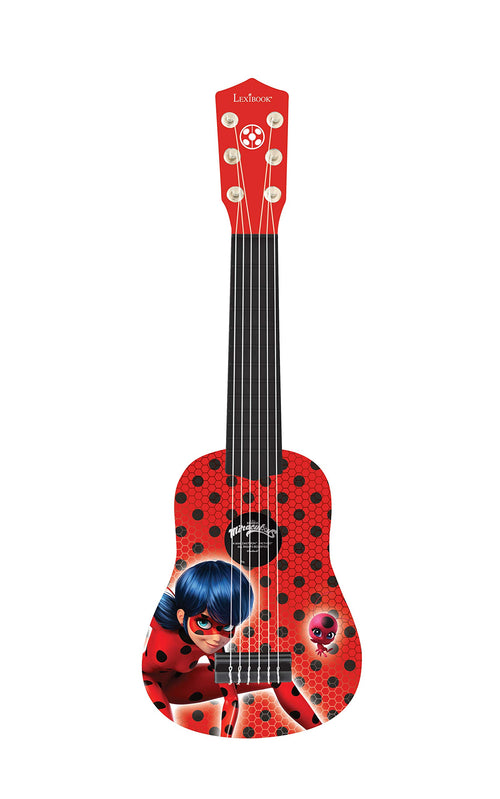 Kindergitarre Miraculous Ladybug Kunststoff 53 cm mit 6 Nylonsaiten