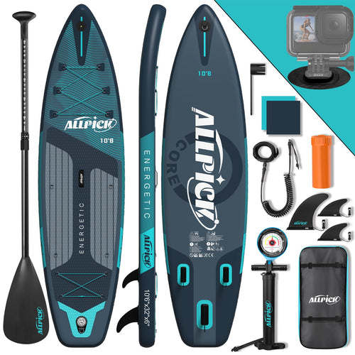 SUP Board aufblasbar 320x81x15cm bis 200kg mit Kamerahalterung