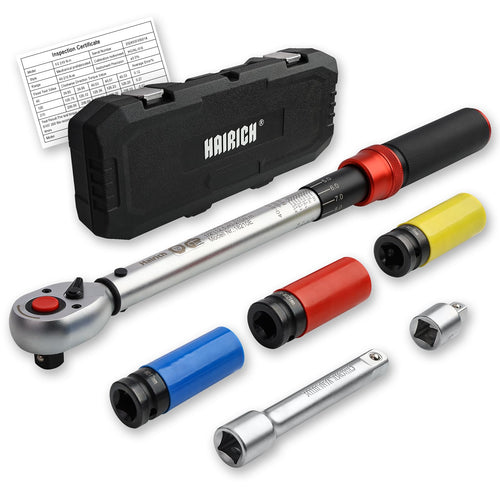 Drehmomentschlüssel 1/2 Zoll 40-210 Nm mit Stecknüssen-Set