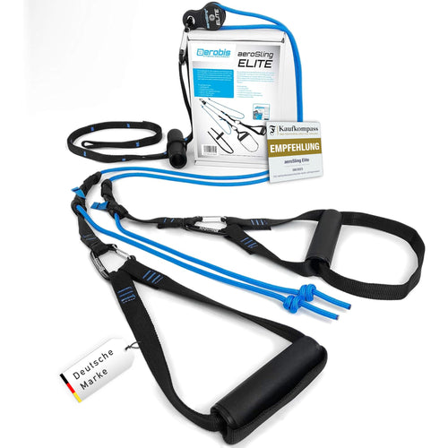 Sling Trainer mit Umlenkrolle und Türanker für Ganzkörpertraining