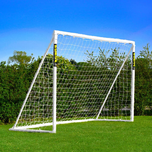 Fussballtor uPVC 240x180 cm Garten Allwetter mit Klicksystem