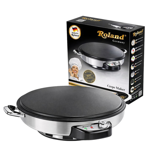 Fladenbäcker elektrisch 50cm Antihaft 2300W für Crepes Yufka