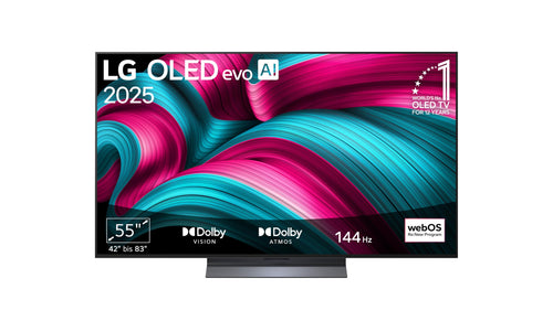 OLED TV 55 Zoll 4K 144Hz mit AI-Prozessor und Dolby Atmos