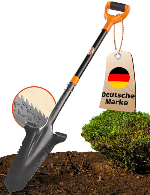 Wurzelspaten mit Säge Carbonstahl Fiberglasstiel 115 cm