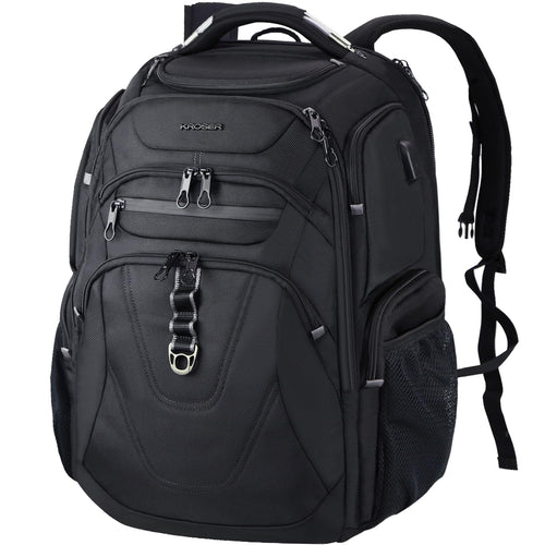 Laptop Rucksack 18.4 Zoll wasserabweisend mit USB & RFID-Schutz