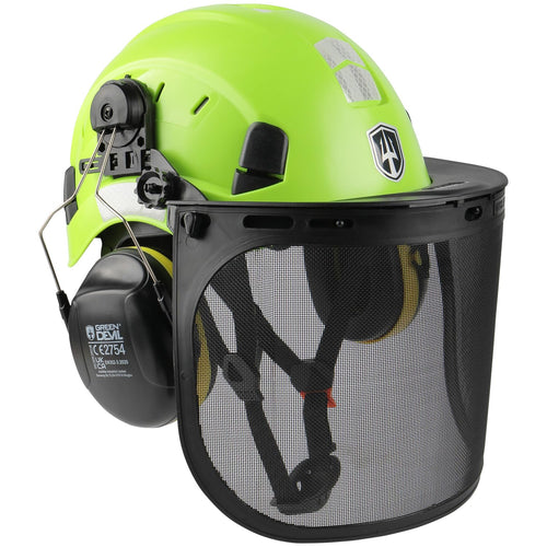 Forstschutzhelm 3-in-1 mit Visier und Gehörschutz ABS EN397
