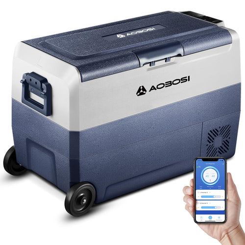 Kompressor Kühlbox 50L Dual Zone -20°C bis 20°C mit App 12V 230V