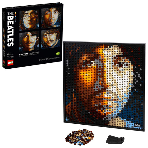 Klemmbausteine Wandbild Beatles 4-in-1 Porträt-Set 2933 Teile