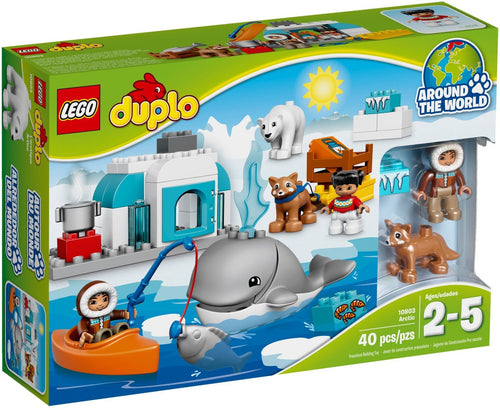 LEGO DUPLO Arktis-Set 10803 mit Iglu, Tieren und Fahrzeugen