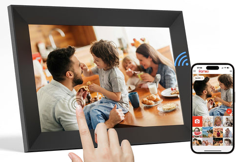 Digitaler Bilderrahmen 10,1 Zoll Touchscreen WiFi 32GB Smart