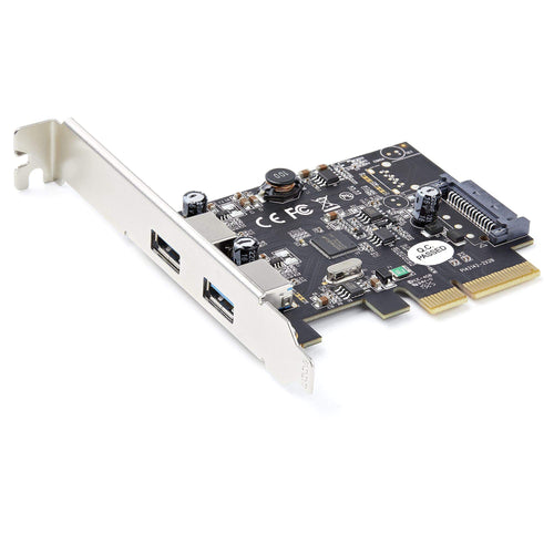 USB PCIe Karte 2x USB-A 3.2 Gen 2 je 10 Gbit/s für Desktop-PC