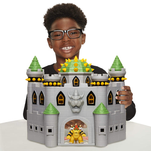 Bowser's Castle Spielset Super Mario 19-teilig mit Sounds ab 3 J.