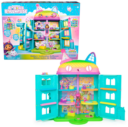 Puppenhaus Gabby's Dollhouse Purrfect Party 15-teilig über 60cm