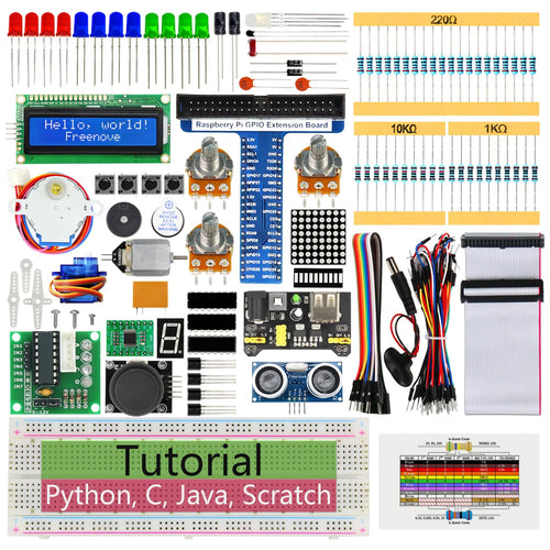 Raspberry Pi Starter Kit Ultraschall 171 Teile 108 Projekte