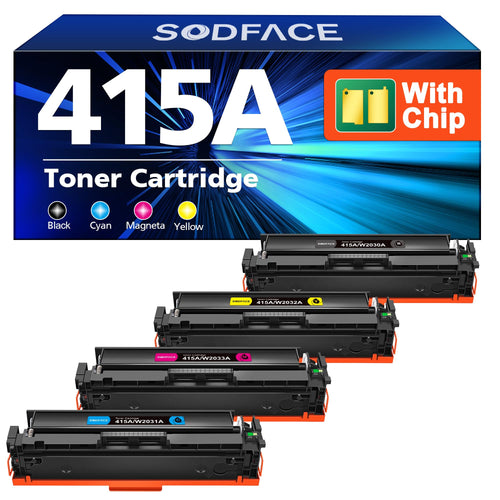 Toner 4er-Set kompatibel HP 415A mit Chip CMYK für LaserJet M479