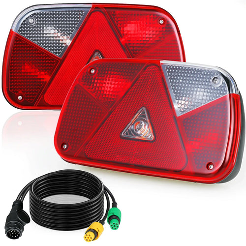 Anhänger Rückleuchten Set 13-polig 7 Funktionen IP65 12V