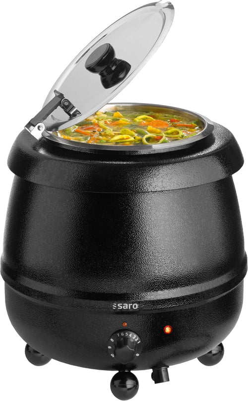 Suppenkessel elektrisch 10 L Edelstahl mit Energieregler Gastro