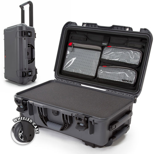Schutzkoffer wasserdicht IP67 mit Schaumstoff & Organizer 52x28,7x19 cm