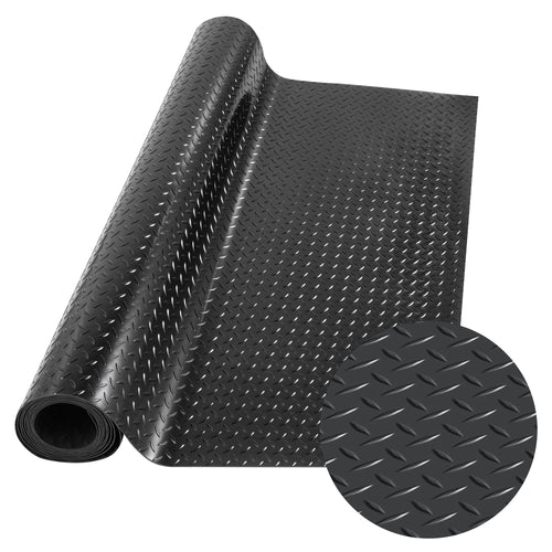 Gummimatte Noppen 300x150 cm Tränenblech-Muster zuschneidbar