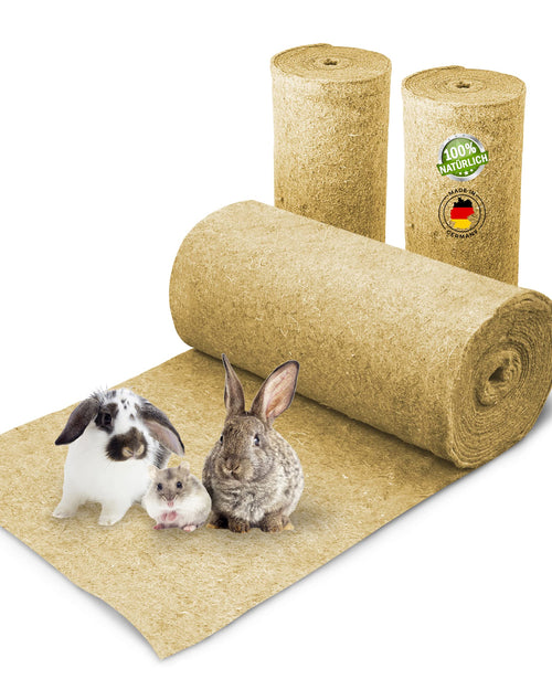 Nagerteppich Hanf 100% 10m Rolle 60cm breit für Kleintiere