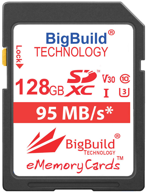 SDXC Speicherkarte 128GB UHS-I U3 95MB/s fuer Lumix Kameras